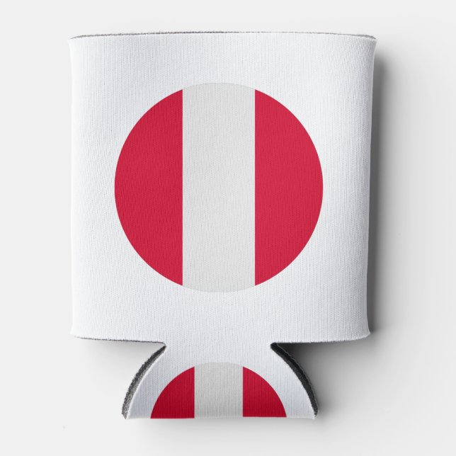 Peru-Flagge Dosenkühler (Vorderseite)