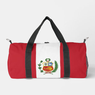 Peru-Flagge Duffle Bag