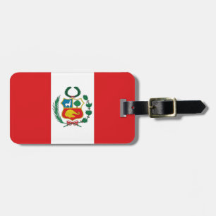 Peru-Flagge Gepäckanhänger