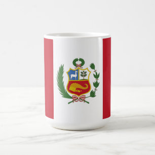 Peru-Flagge Kaffeetasse