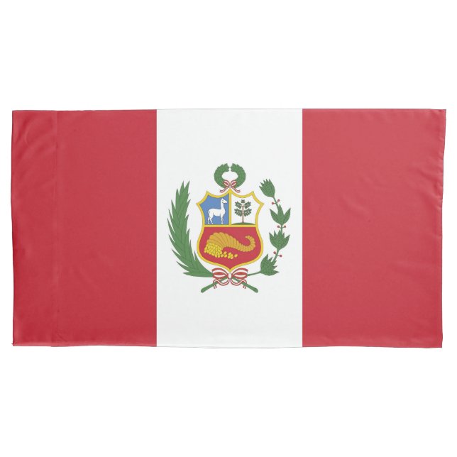 Peru-Flagge Kissenbezug (Vorderseite)