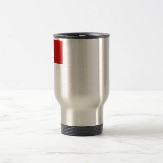 Peru-Flagge mit Namen Reisebecher