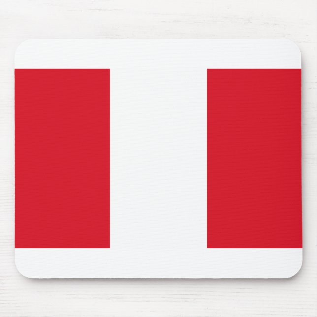 Peru-Flagge Mousepad (Vorne)