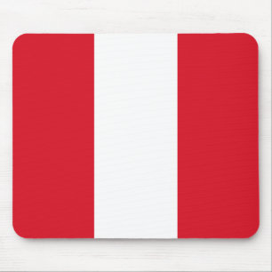 Peru-Flagge Mousepad
