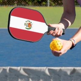 Peru-Flagge Pickleball Schläger