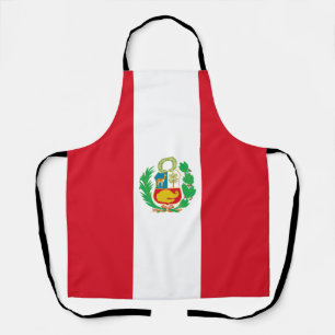 Peru-Flagge Schürze