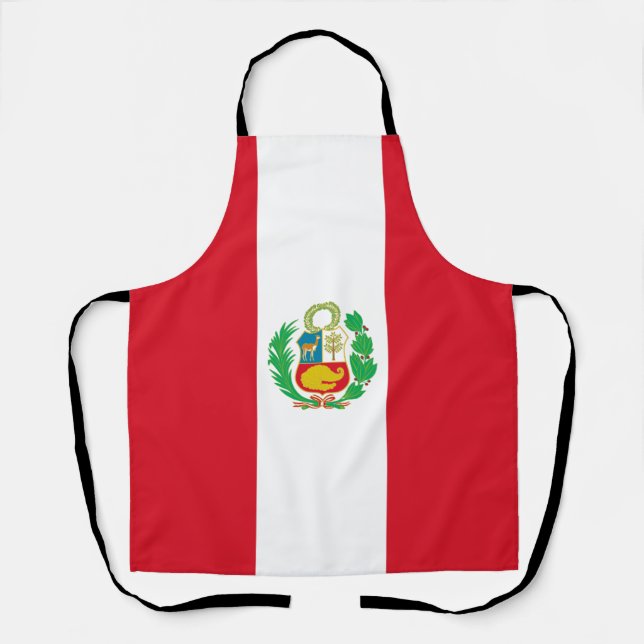 Peru-Flagge Schürze (Vorderseite)
