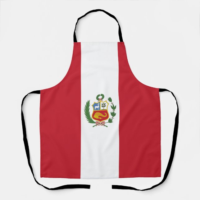 Peru-Flagge Schürze (Vorderseite)