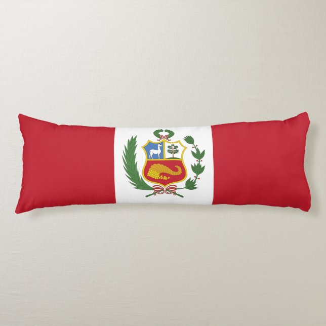 Peru-Flagge Seitenschläferkissen (Vorderseite)