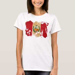 Peru-Flagge T-Shirt
