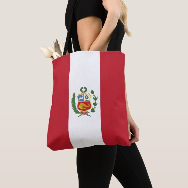 Peru-Flagge Tasche (Von Nahem)