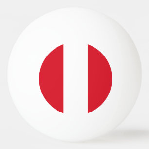 Peru-Flagge Tischtennisball