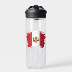 Peru-Flagge Trinkflasche