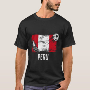 Peru-Flaggen-Trikot peruanische Fußballmannschaft T-Shirt