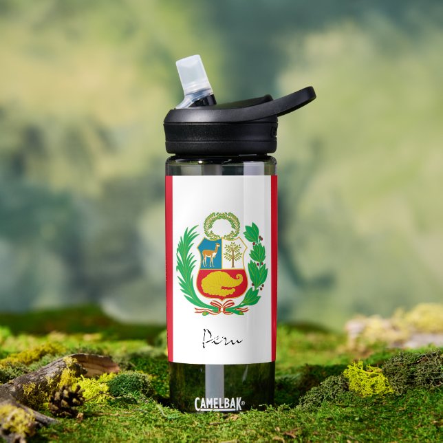 Peru-Flasche, patriotische peruanische Flagge Trinkflasche (Außenbereich)