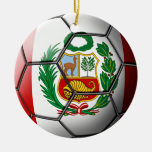 Peru-Fußball-Verzierung Keramik Ornament