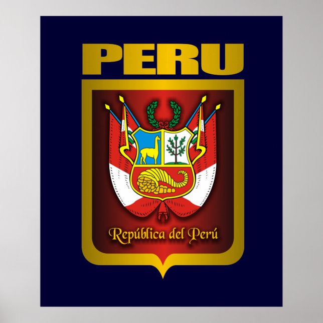 "Peru Gold" Posters & Prints Poster (Vorne)