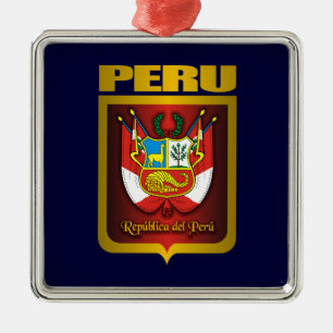 "Peru-Gold" Verzierungen Silbernes Ornament