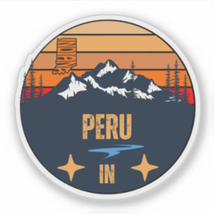 Peru, Indiana Aufkleber
