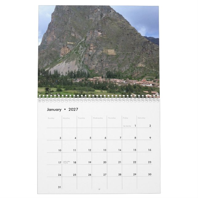 Peru-Kalender Kalender (Jan 2027)