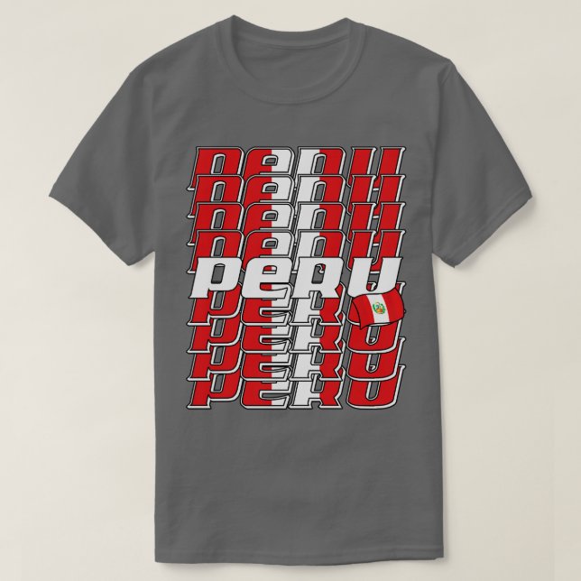 Peru Kaskade Text 3 T-Shirt (Design vorne)