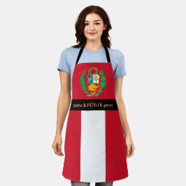 Peru Kochen, peruanische Fahne Koch Küche Schürze
