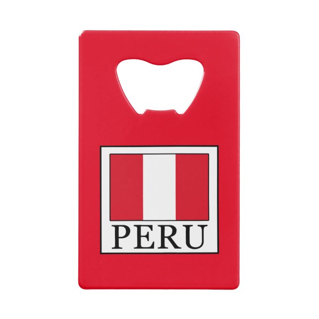 Peru Kreditkartenflaschenöffner (Vorderseite)