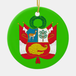 PERU* kundenspezifisches Wappen Keramikornament