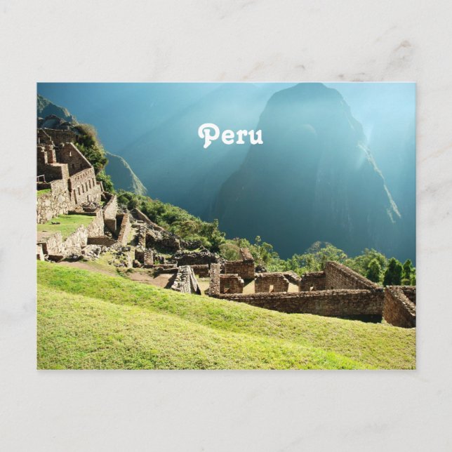Peru Landschaft Postkarte (Vorderseite)