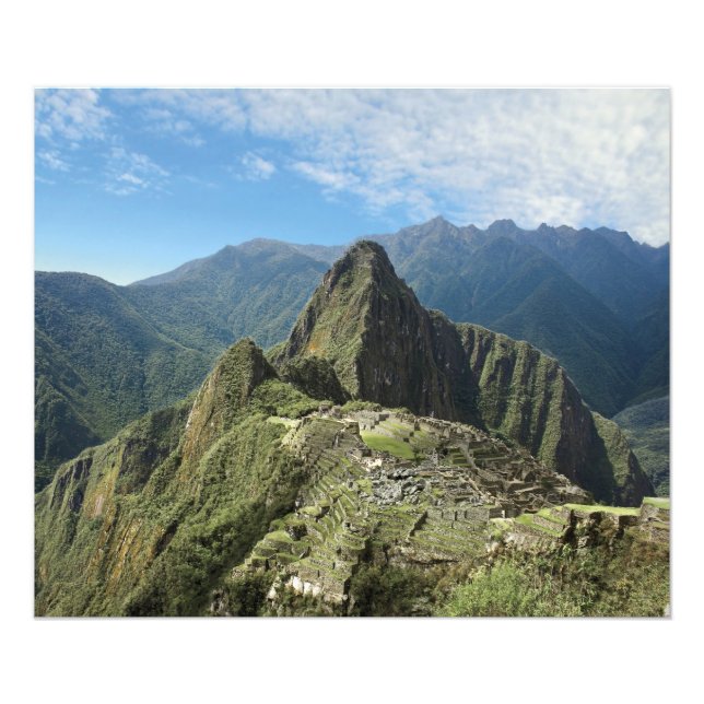 Peru, Machu Picchu, die alte verlorene Stadt 2 Fotodruck (Vorne)