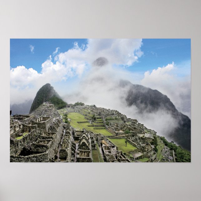Peru, Machu Picchu, die alte verlorene Stadt 4 Poster (Vorne)