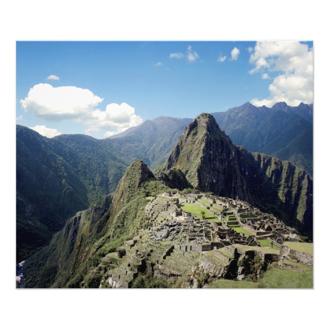 Peru, Machu Picchu, die alte verlorene Stadt Fotodruck (Vorne)