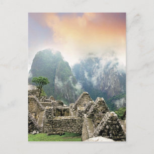 Peru, Machu Picchu, die alte verlorene Stadt Postkarte