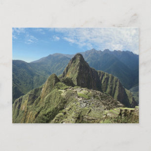 Peru, Machu Picchu, die alte verlorene Stadt von 3 Postkarte