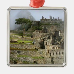 Peru, Machu Picchu. Die antike Zitadelle von Ornament Aus Metall