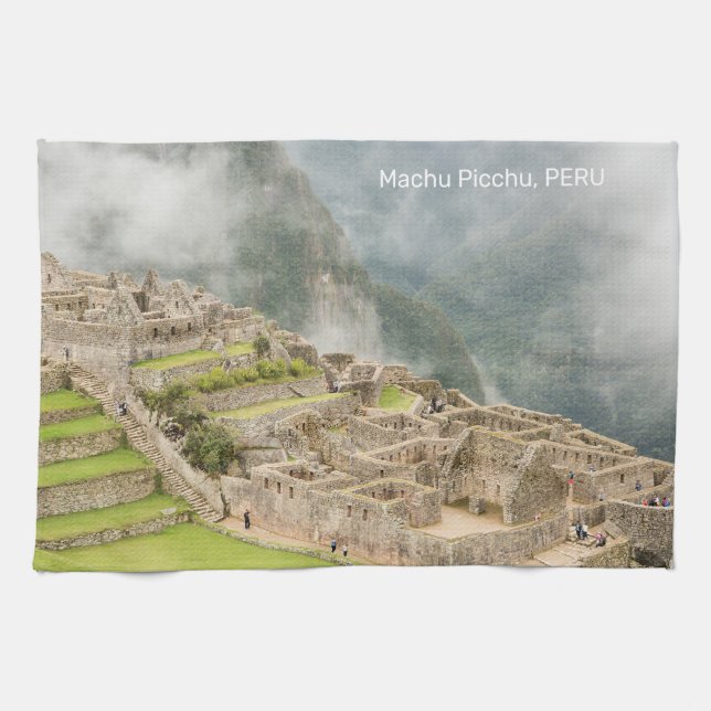 Peru Machu Picchu Geschirrtuch (Horizontal)