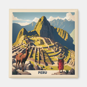 Peru Machu Picchu Magnet