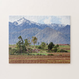 Peru, Maras. Landschaft oberhalb des heiligen Tals