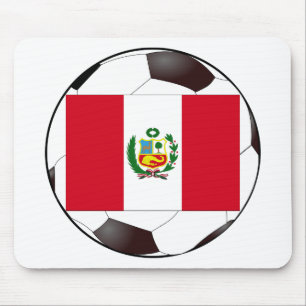 Peru-Nationalflagge Mousepad