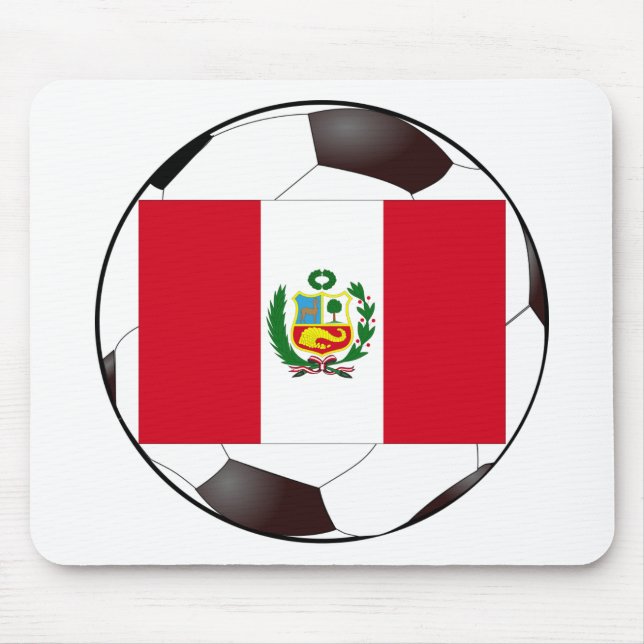 Peru-Nationalflagge Mousepad (Vorne)