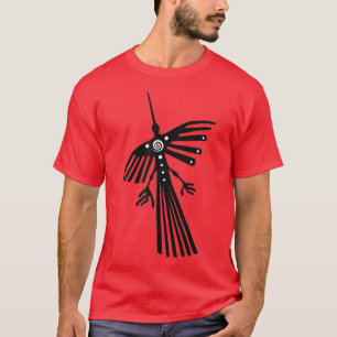 Peru Nazca-Linien t Kolibri-Kondor-Silhouette T-Shirt