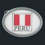 Peru Ovale Gürtelschnalle<br><div class="desc">Peru</div>