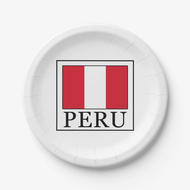 Peru Pappteller (Vorderseite)