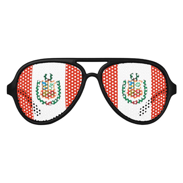 Peru Partybrille (Vorderseite)