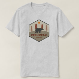Peru Peak Wilderness Vermont Bär T-Shirt