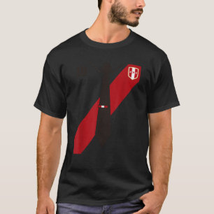 Peru Peruanische Escudo-Wappen Männer Frauen SOCCE T-Shirt