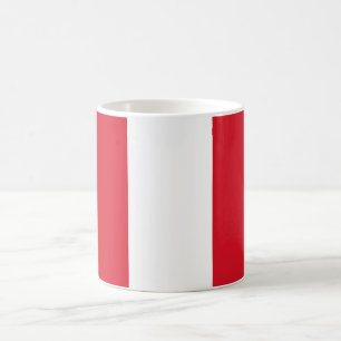 Peru (Peruanische Flagge) Kaffeetasse