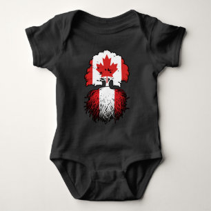 Peru Peruanische kanadische Tree-Roots-Flagge Baby Strampler