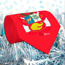 Peru & Peruvian flag, emblem business fashion Krawatte