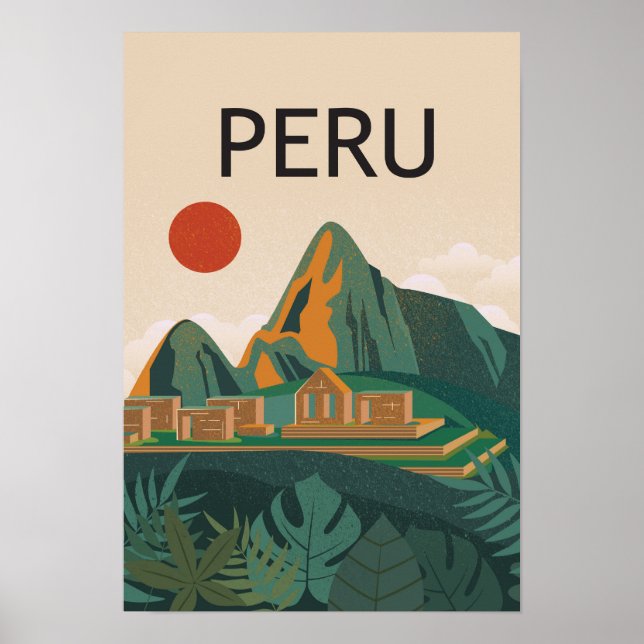 Peru-Pikchu-Poster Poster (Vorne)